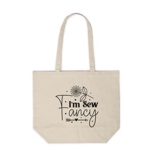 I'm Sew Fancy Custom Canvas Tote Bag